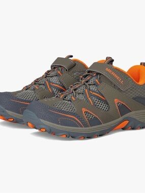 Merrell kids Gray and Orange Trail Walkers never worn NEW!